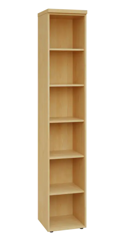 SIN 6 - 4N kancelářská skříň, nika, 2170x400x400, javor horský